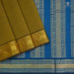 Semi Silk  Cotton Sarees – Mehandi Green SASPC34450