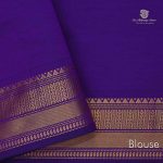 Semi Silk Cotton Sarees – Peacock Blue SASPC34452 - Image 3