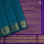 Semi Silk Cotton Sarees – Peacock Blue SASPC34452