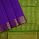 Semi Silk  Cotton Sarees – Bright Purple SASPC34455