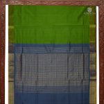 Semi Silk  Cotton Sarees – Pear Green SASPC34457 - Image 4