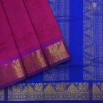 Semi Silk Cotton Sarees – Magenta Pink SASPC34458