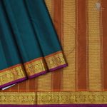 Pure Silk Sarees - Peacock Green SASPS34482 - Image 4