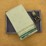 Pure Silk Sarees - Greenish Off White SASPS34487