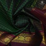 Pure Silk Sarees - Dark Green SASPS34489 - Image 2