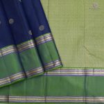 Pure Silk Sarees - Dark Blue SASPS34494 - Image 4