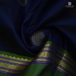 Pure Silk Sarees - Dark Blue SASPS34494 - Image 2