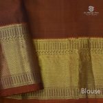 Pure Silk Sarees - Dark Kumkum SASPS34501 - Image 6
