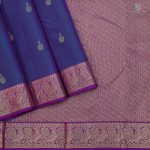 Pure Silk Sarees - Dual Shade Violet SASPS34504 - Image 4