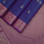 Pure Silk Sarees - Dual Shade Violet SASPS34504 - Image 3