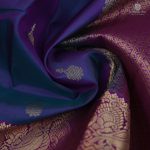 Pure Silk Sarees - Dual Shade Violet SASPS34504 - Image 2