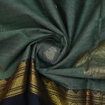 Kanchi Cotton Saree Gray SASC34505 - Image 2