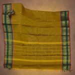 Kanchi Cotton Saree Mustard Yellow SASC34509 - Image 3
