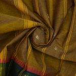 Kanchi Cotton Saree Mustard Yellow SASC34509 - Image 2