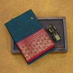 Kanchi Cotton Saree Peacock Green SASC34510