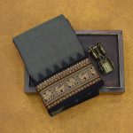 Kanchi Cotton Saree Gray SASC34512