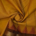 Kanchi Cotton Saree Bright Yellow SASC34523 - Image 2