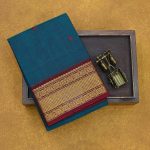 Kanchi Cotton Saree Peacock Blue SASC34524