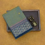 Kanchi Cotton Saree Dual Shade Sea Blue SASC34526