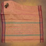 Kanchi Cotton Saree Burnt Sienna SASC34529 - Image 3