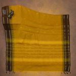 Kanchi Cotton Saree Mustard Yellow SASC34531 - Image 3