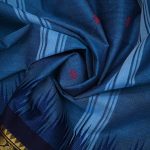 Kanchi Cotton Saree Ocean Blue SASC34533 - Image 2