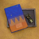 Kanchi Cotton Saree Dual Shade Blue SASC34540