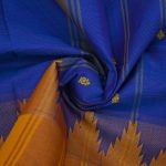 Kanchi Cotton Saree Dual Shade Blue SASC34540 - Image 2