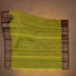 Kanchi Cotton Saree Light Green SASC34541 - Image 3