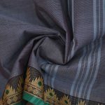 Chettinad Cotton Sarees Gray SASC34544 - Image 2