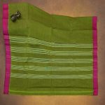 Chettinad Cotton Sarees Parrot Green SASC34545 - Image 3