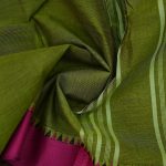 Chettinad Cotton Sarees Parrot Green SASC34545 - Image 2