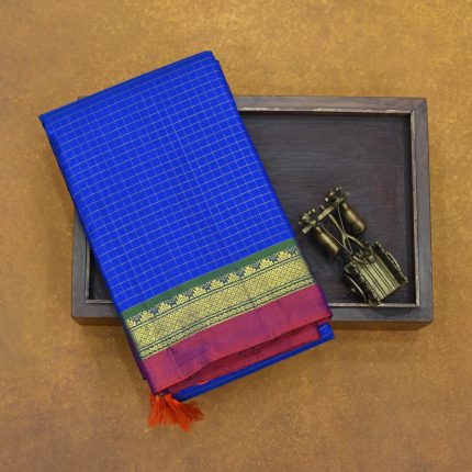 Pure Silk Sarees - Navy Blue SASPS34568