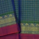 Pure Silk Sarees - Navy Blue SASPS34568 - Image 5