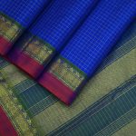 Pure Silk Sarees - Navy Blue SASPS34568 - Image 3