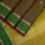 Pure Silk Sarees - Greenish Brown SASPS34572 - Image 3