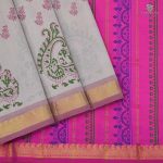 Semi Silk Cotton Printed Sarees –Beige SASPC34576
