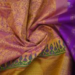 Semi Silk Cotton Printed Sarees – Peachy Pink SASPC34584 - Image 2