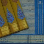 Semi Silk Cotton Printed Sarees – Mehandi Green SASPC34586