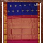 Pure Silk Sarees - Dark Blue SASPS34612 - Image 5