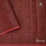 Pure Tussar Sarees –Crimson Red SASPTS34622 - Image 4