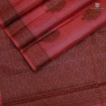 Pure Tussar Sarees –Crimson Red SASPTS34622 - Image 3