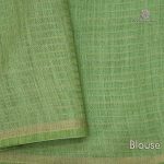 Pure Tussar Sarees –Light Green SASPTS34625 - Image 4