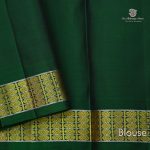 Pure Silk Sarees - Dark Brown SASPS34631 - Image 4