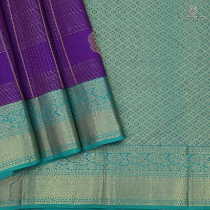 Pure Silk Sarees - Dark Violet SASPS34637