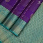 Pure Silk Sarees - Dark Violet SASPS34637 - Image 3