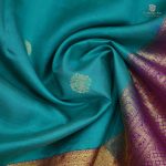 Pure Silk Sarees - Tiffany Blue SASPS34639 - Image 2