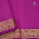 Pure Silk Sarees - Dark Pink SASPS34640 - Image 4