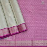 Pure Silk Sarees - Silver White SASPS34645