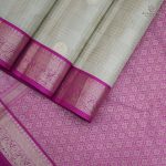 Pure Silk Sarees - Silver White SASPS34645 - Image 3